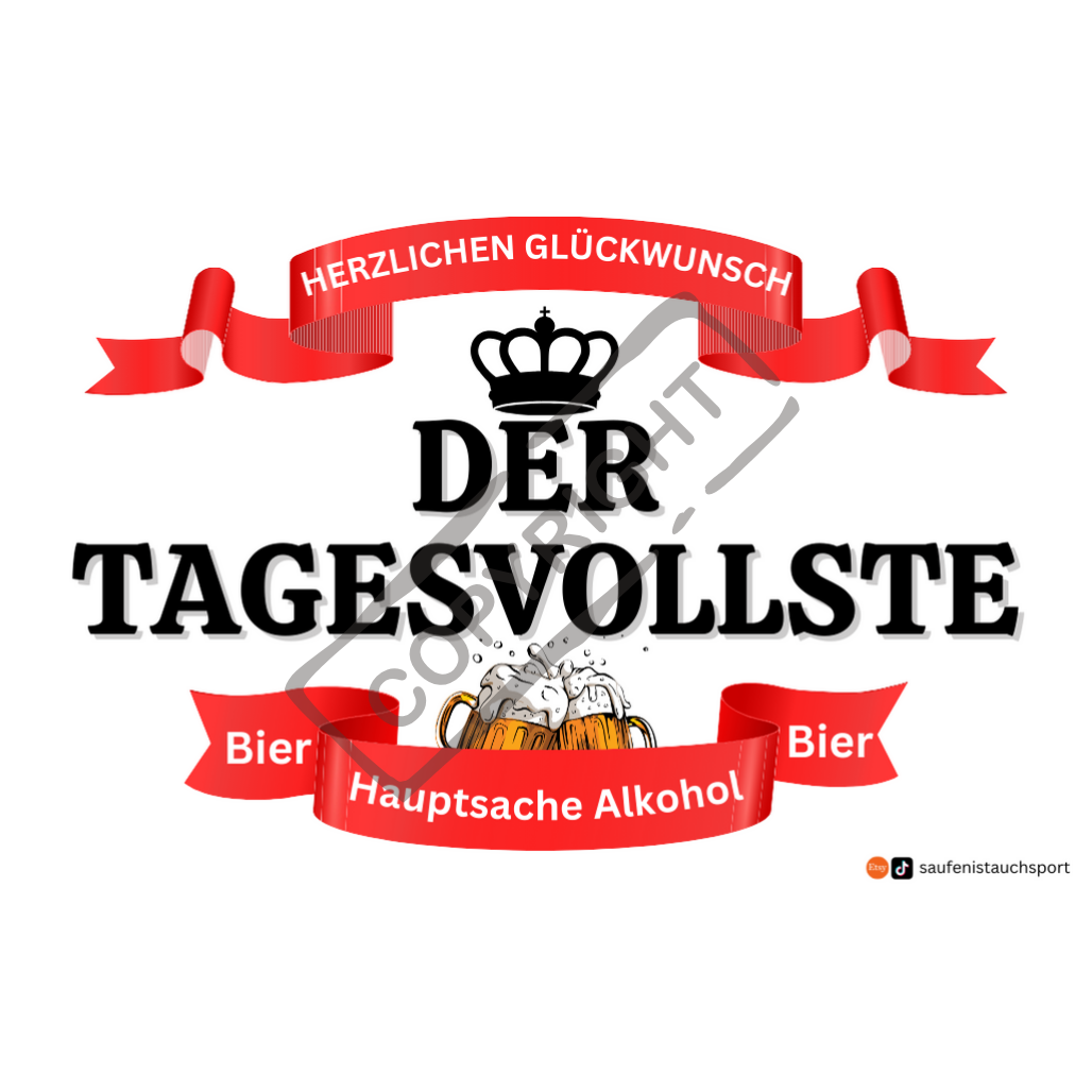 Der Tagesvollste Sticker
