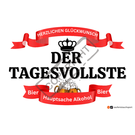 Der Tagesvollste Sticker