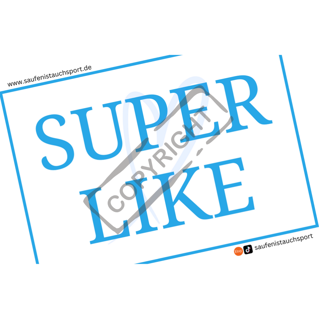Super Like Sticker – Saufenistauchsport