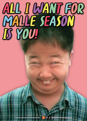Memesticker All i want for Malle Season is you