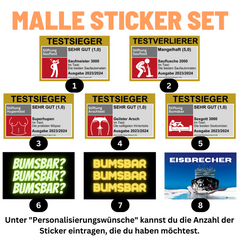 Malle Sticker Set