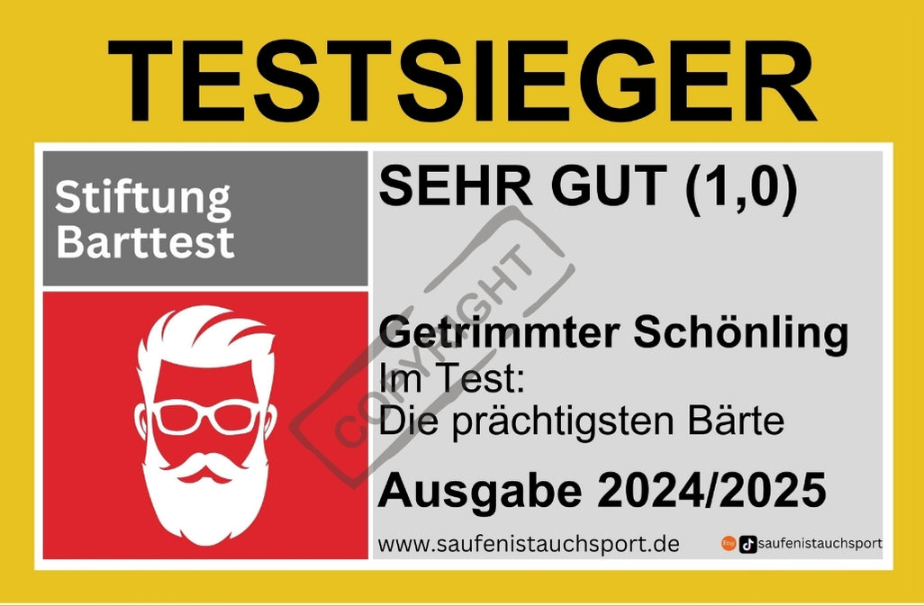 Testsieger Barttest Sticker