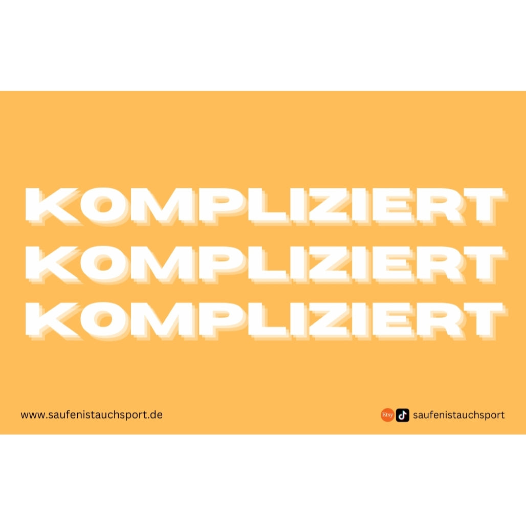 Kompliziert Sticker (Beziehungsstatus)