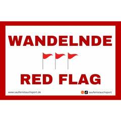 Wandelnde red flag Sticker