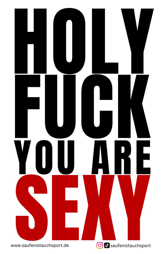 Holy F*ck you are Sexy Sticker