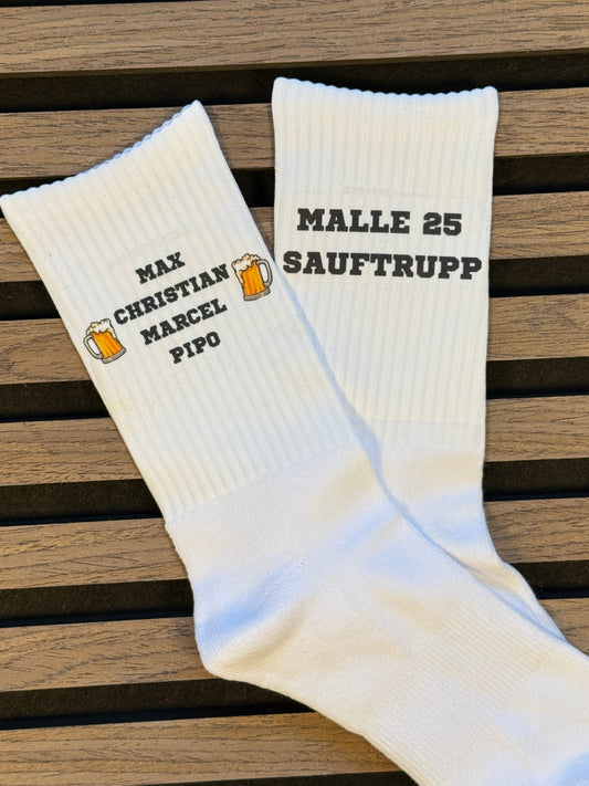 Personalisierte Socken // Teamsocken // Saufsocken // JGA