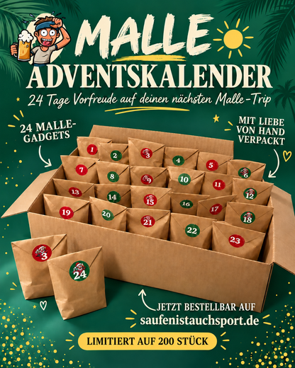 Malle Adventskalender 2026 mit Liebe selbst gepackt
