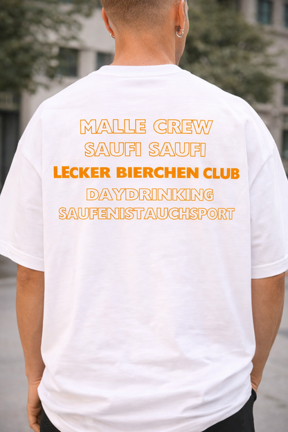 Oversized "Malle Crew" T-shirt (Bio Baumwolle)