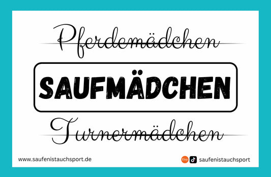 Saufmädchen Sticker
