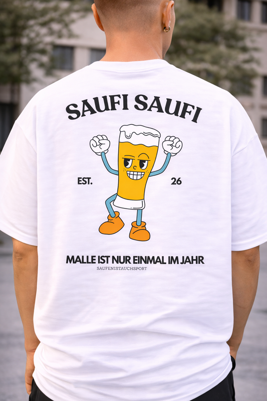 Oversized "Saufi" T-shirt (Bio-Baumwolle)