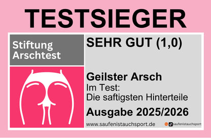 Testsieger Arsch Sticker