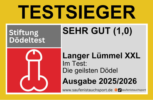 Testsieger XXL-Lümmel Sticker