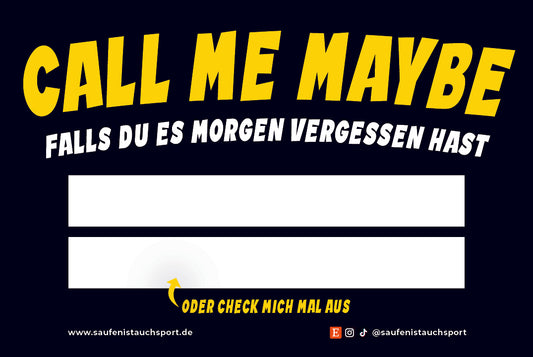 Call me Maybe Sticker