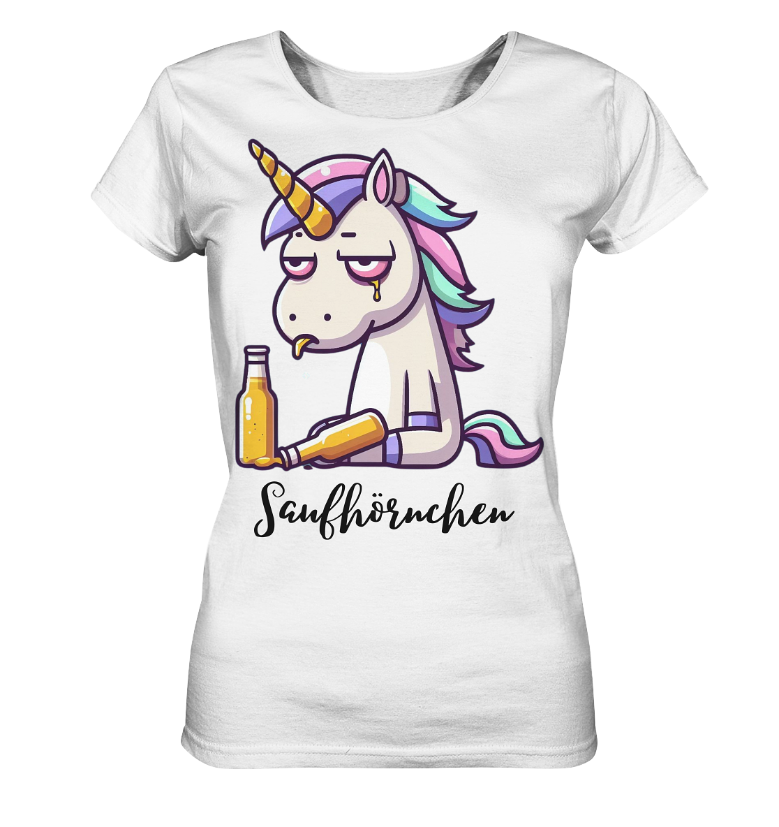 Saufhörnchen - Ladies Organic Basic Shirt